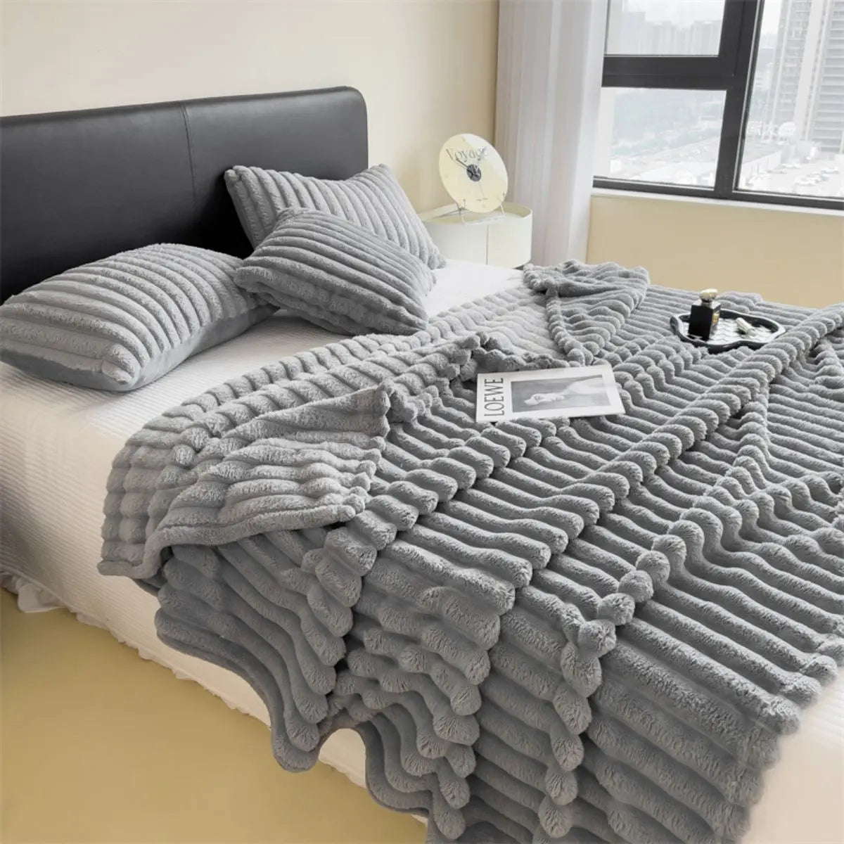Striped Multi-functional Blanket