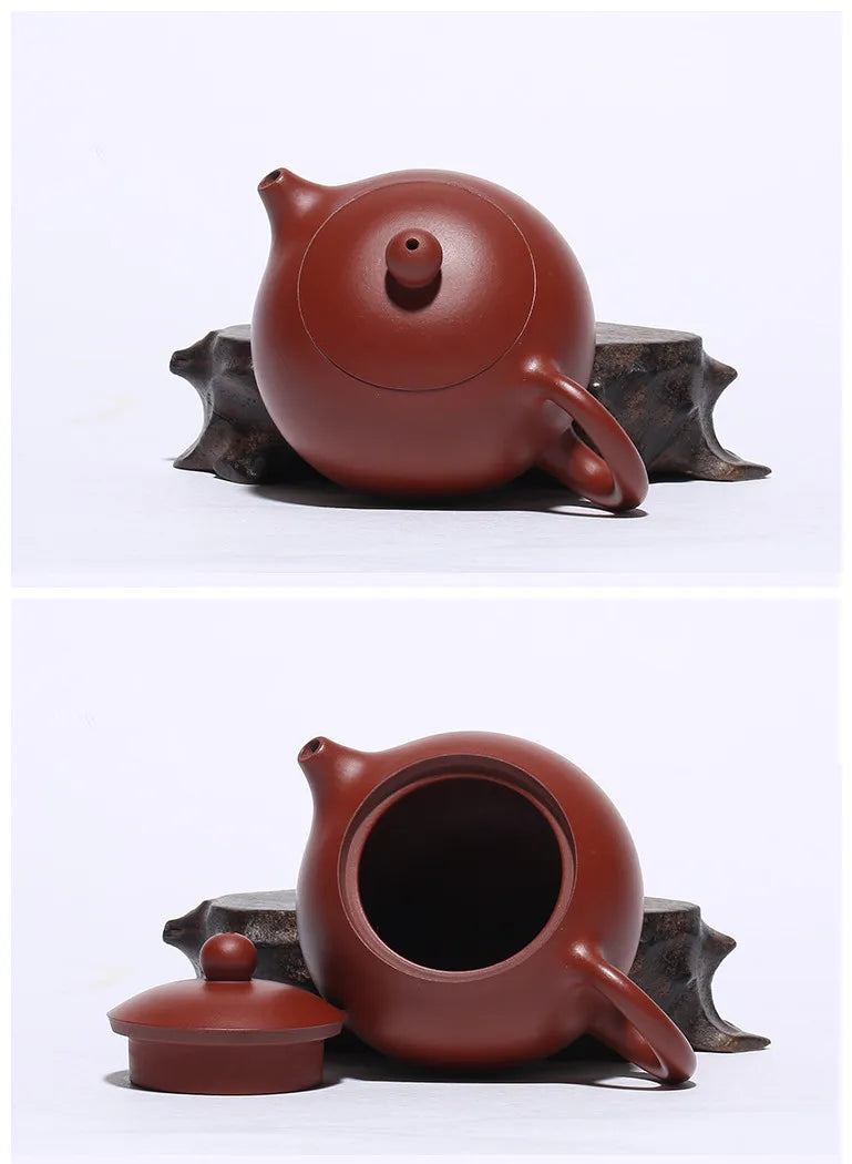 90ml Yixing Purple Clay Teapots Authentic Dahongpao Xishi Tea Pot Ball Hole Filter Kettle Handmade Boutique Zisha Tea Set