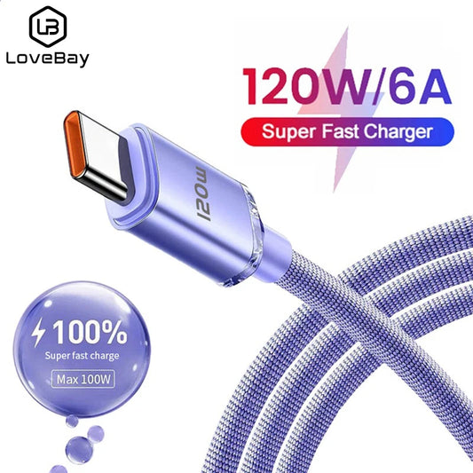 120W USB C Fast Charging Cable
