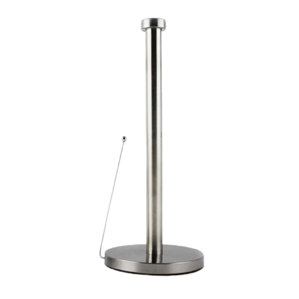 Stainless Steel Round Base Standing Tissue Roll Holder