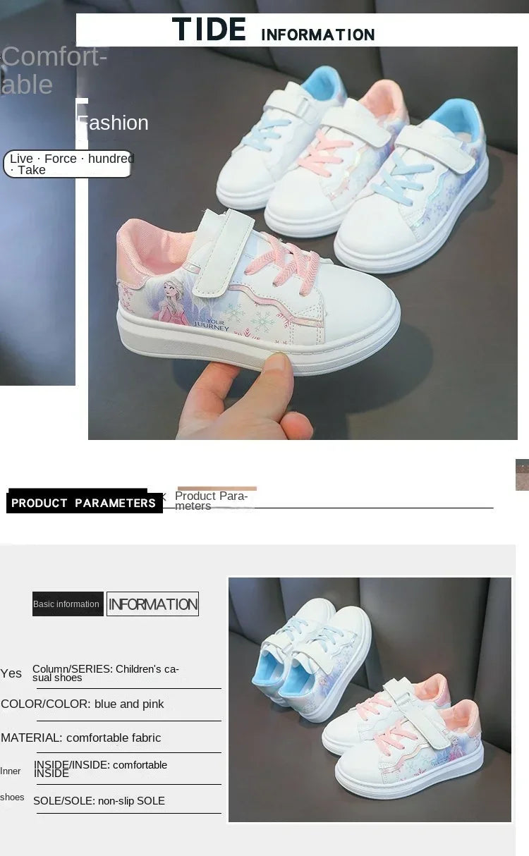 Disney-Themed Kids’ Shoes – Comfortable Sport Trainers for Girls