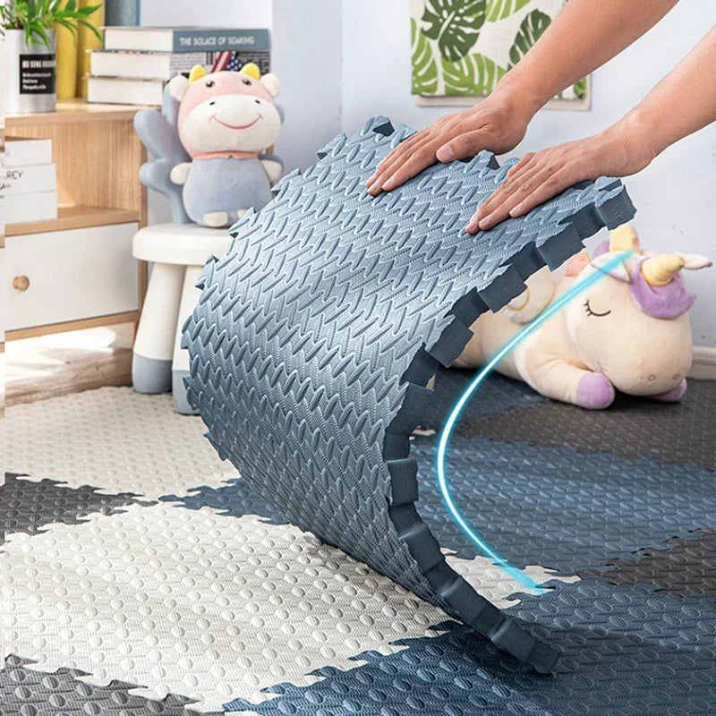 8/16PCS Non-Toxic Baby Play Mat, Interlocking Soft Foam Floor Mats for Kids' Play Area and Baby Floor Exercise Non-Slip Design