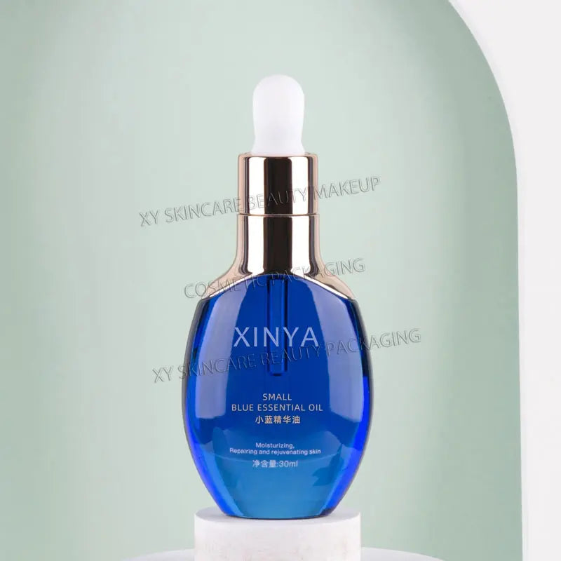 wholesale flat 10pcs dropper bottles refillable glass bottles cosmetics packaging and container serum essential oil bottles