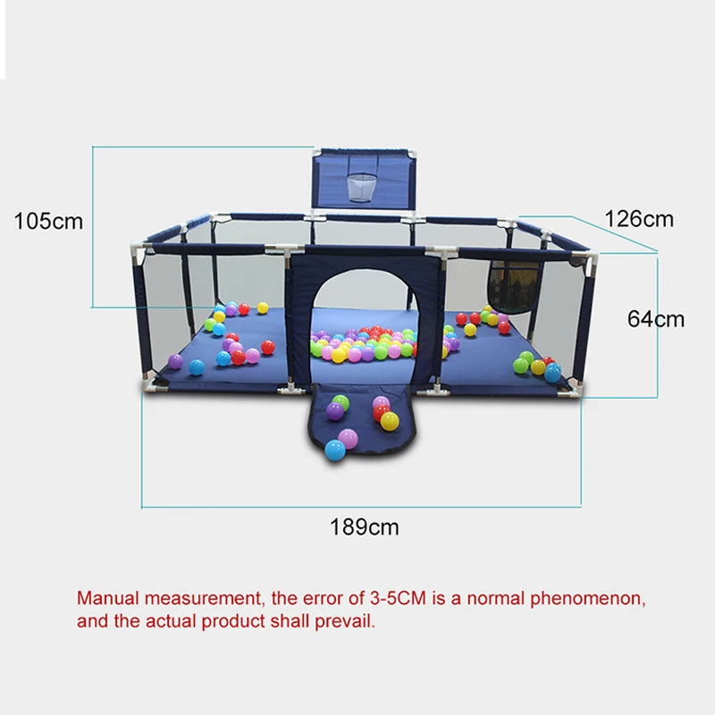 IMBABY Children's Game Indoor Playground Baby's Walking  Crawling Mat Fence Protective Fence  Baby Fence Safety  Play Pen