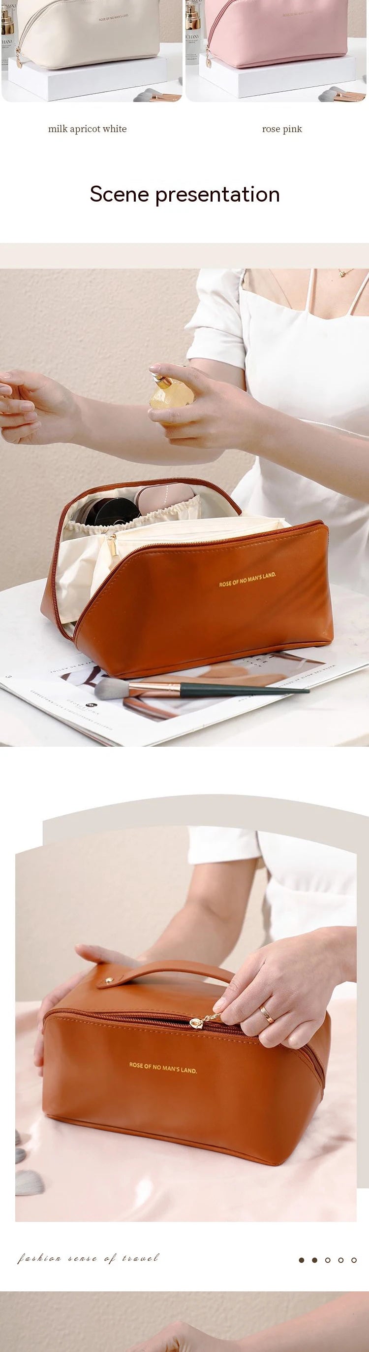 Large Portable Capacity Cosmetics Storage Bag