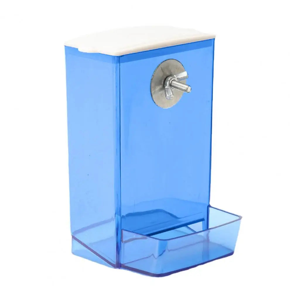 Automatic Bird Feeder & Waterer – Dustproof Lid Food Dispenser for Parrots, Budgies, Cockatiels, and Conures