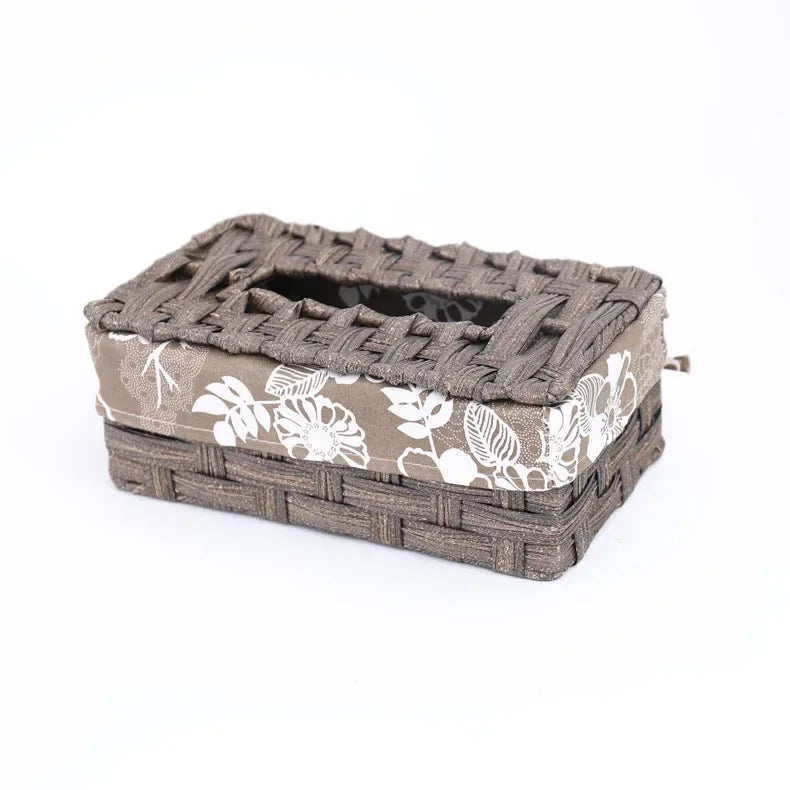 Creative Handmade Rattan Tissue Box