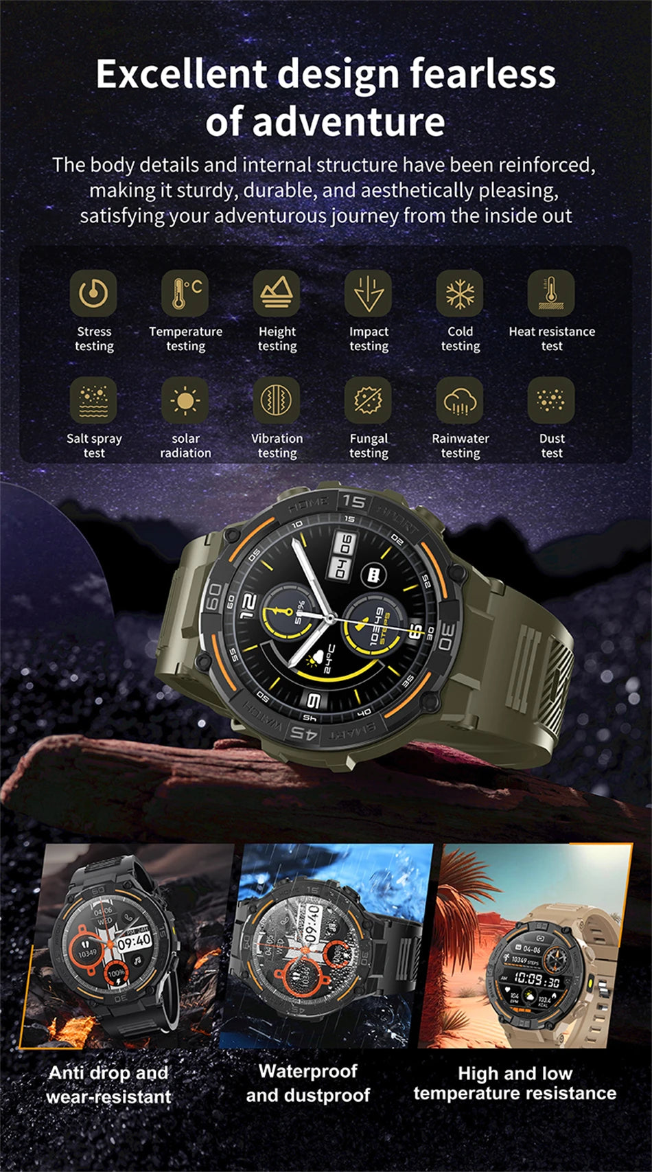 360 HD Smart Watch For Android IOS