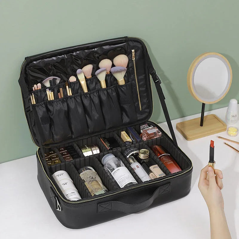 Professional Travel Makeup Cosmetic Bag