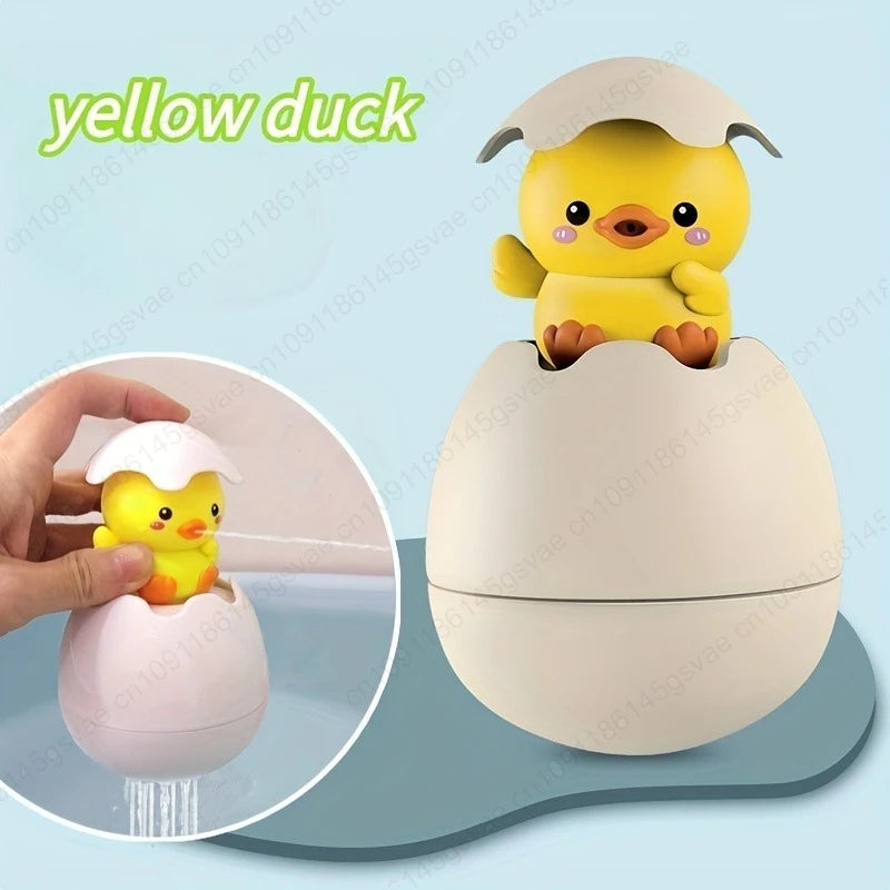 Baby Bathtub Water Play Set Rotating Sprinkler Kids Bath Toys Games for Bath Toddler Bathroom Suction Cup Shower Toys for Infant