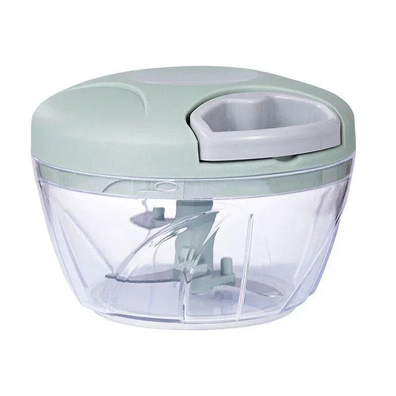 500/900ML Manual Garlic Chopper Press Stainless Steel Multi-Purpose Food Cutter Heavy Duty Ergonomic Kitchen Tool