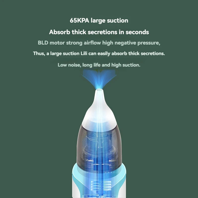 New Pattern Baby Electric Nasal Aspirator for Newborn Charging Version Suction Tool to Prevent Nasal Congestion