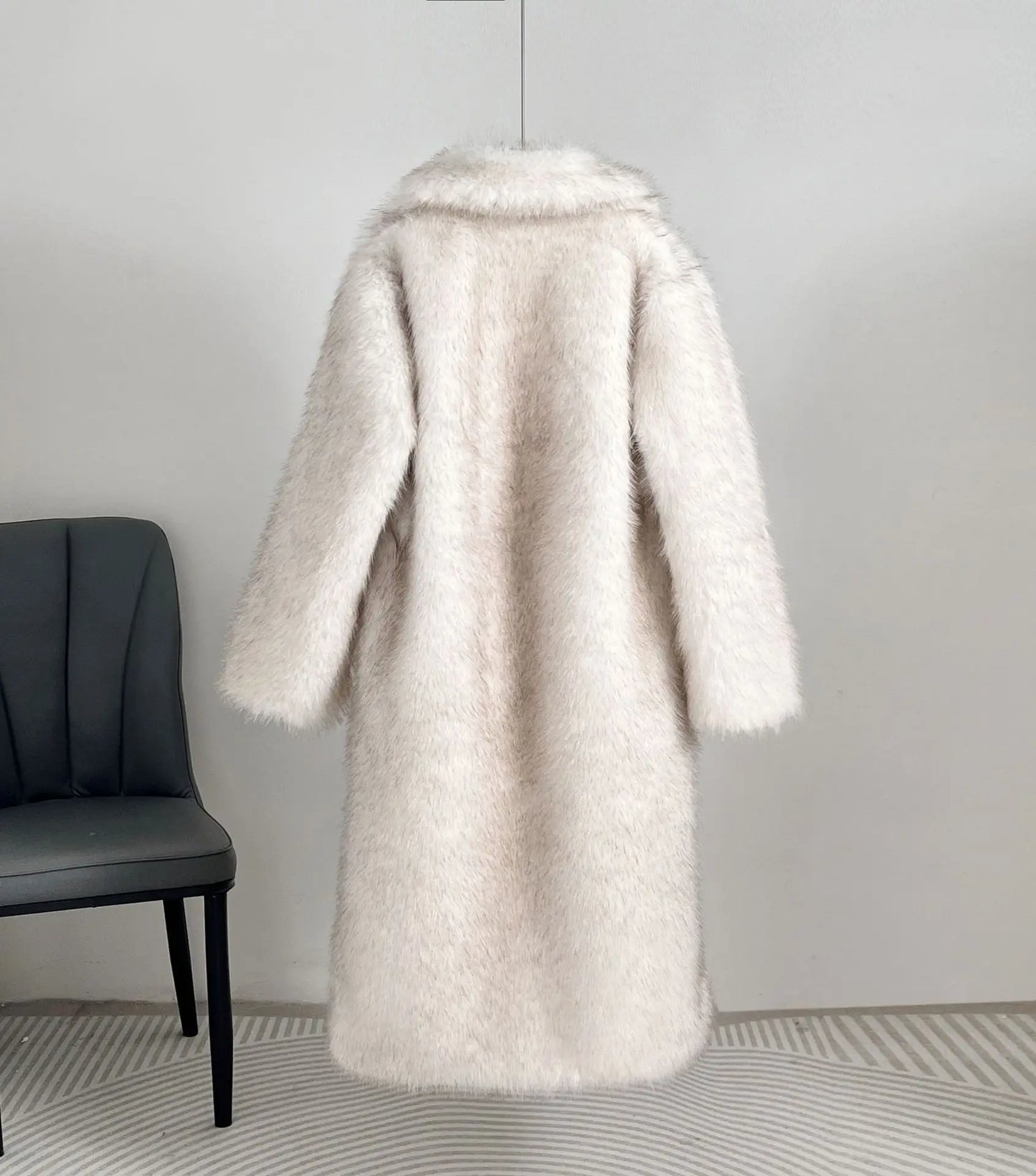 Fur Coat European Style Lapel