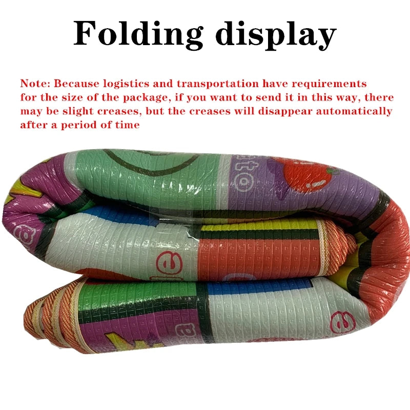 Play Mat for Children's Thick Safety Mat Friendly Crawling Play Mats Folding Mat Carpet Rug Playmat