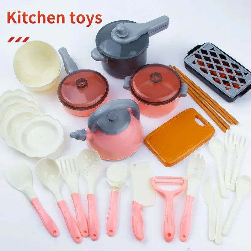59pc Pretend Cooking Set