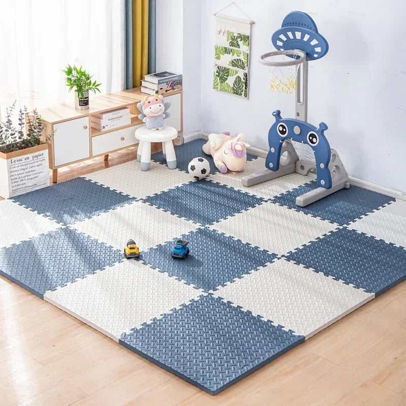 8/16PCS Non-Toxic Baby Play Mat, Interlocking Soft Foam Floor Mats for Kids' Play Area and Baby Floor Exercise Non-Slip Design