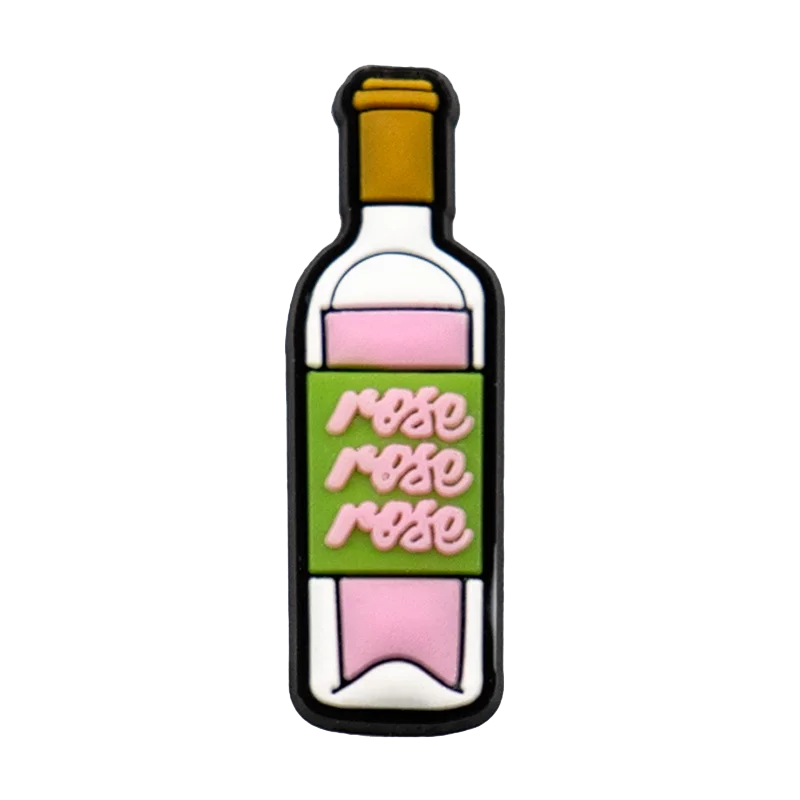 PCS PVC Makeup-Themed Shoe Charm – Lips & Perfume Design for Sandals, Clogs, and Accessories, Gift for Women & Girls