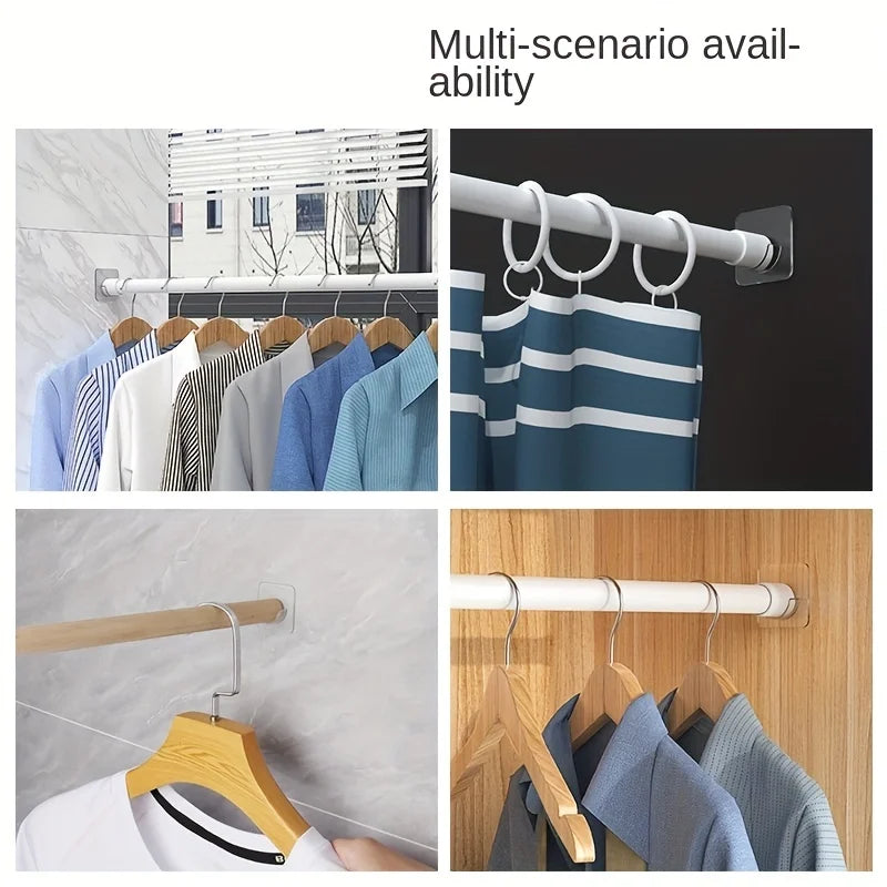 Self Adhesive Telescopic Pole Support Sticker