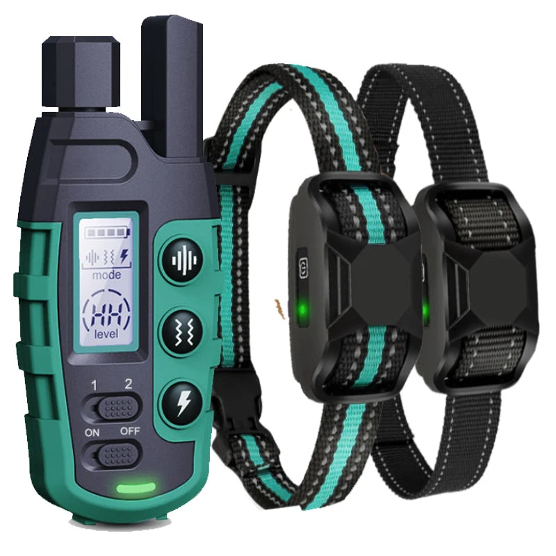 3300Ft Electric Dog Training Collar Remote Control Waterproof Pet BehaviorFor 5-120lbs Puppy With Shock Vibration Beep