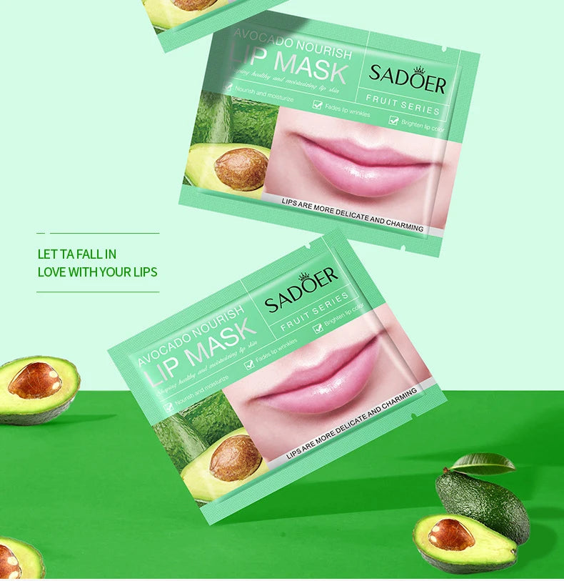 30pcs Fruits Lip Mask Moisturising Patches
