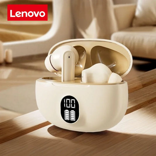 Lenovo Wireless Stereo Headphones Gaming Bluetooth Headset with Microphone Noise Cancelling High-Fidelity Bass