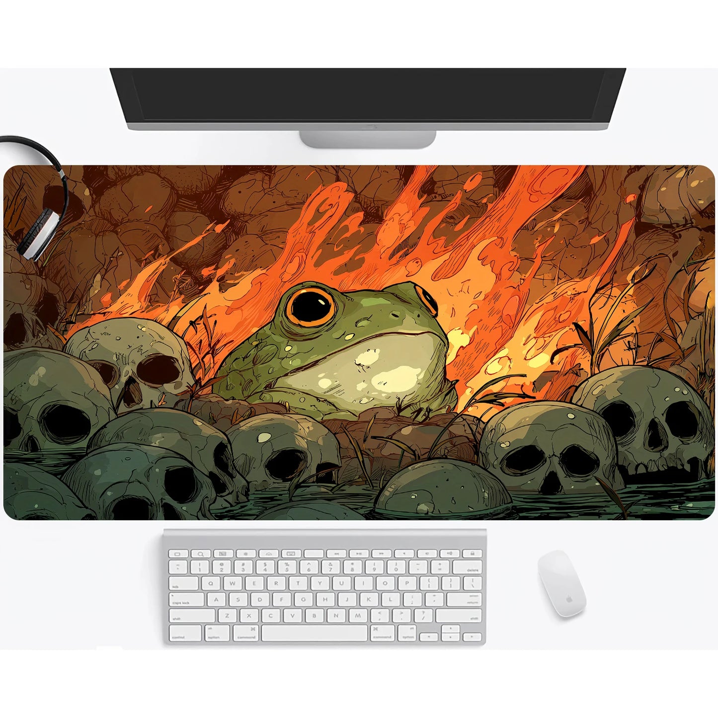 Magic playmat gathering gaming mats Frog Wizard theme anime desk mat Desk accessories 35X60cm mouse mat Raccoon tapete magic mtg