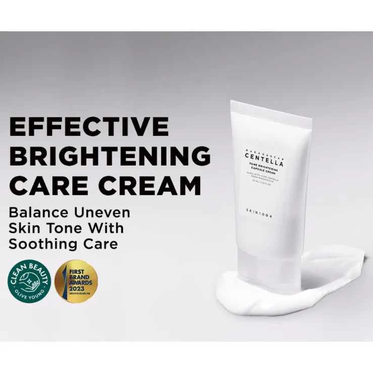 Korean Centella Brightening Face Moisturising Cream and Makeup Cleaning Oil Skincare Products Set