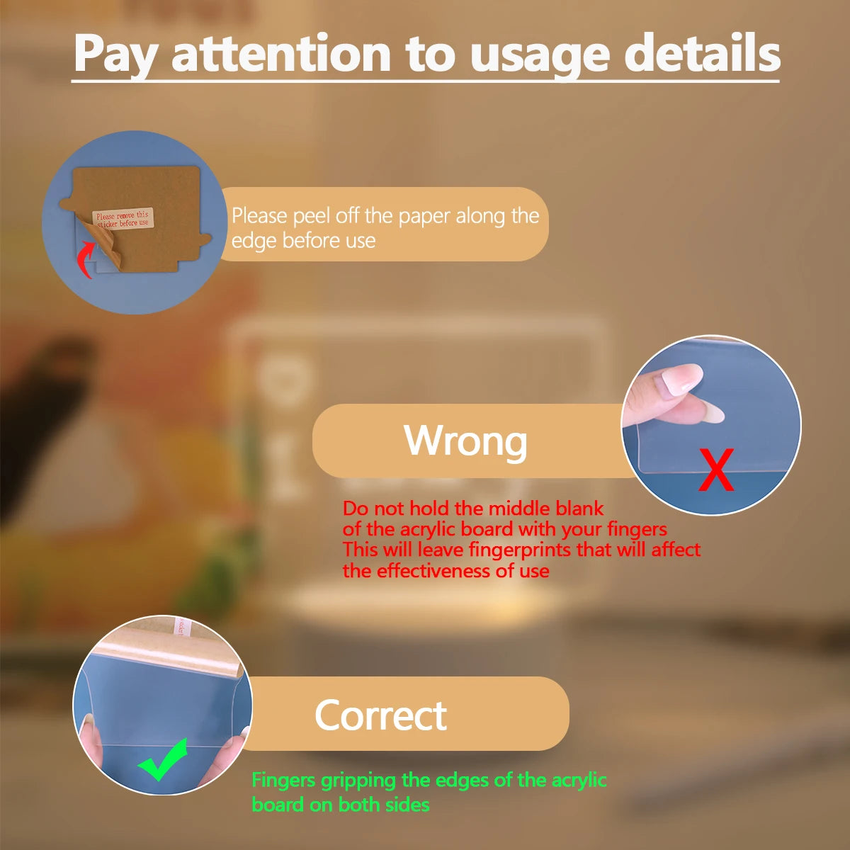 USB Creative 3D Luminous Erasable Love Pen Night Light, Message Night Light, Birthday Gift Light, Bedroom Decoration Light