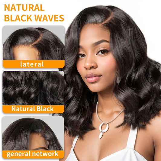 14 Inch Body Wave Wear And Go Glueless Human Hair Wigs Bob Wigs For Women Ready To Go 5x4 Pre Cut Lace Wig Human Hair loose Wave