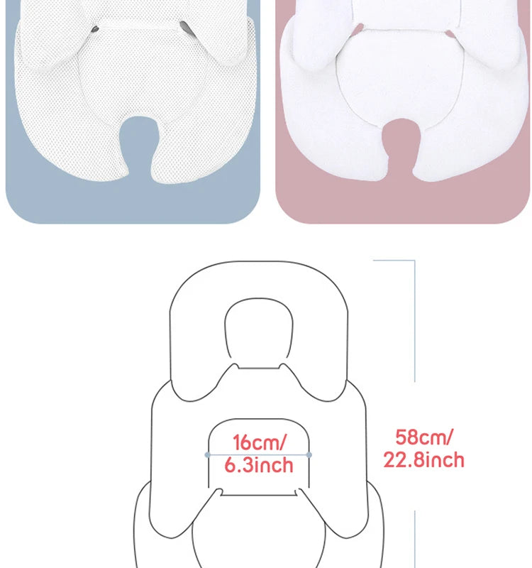 Baby Stroller Seat Pad  Multifunctional Universal Double Sided Baby Car Seat Cushion Kids Cart Mattress Mat Stroller Accessories