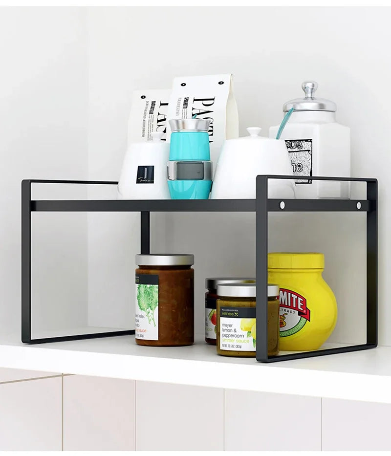Steel Kitchen Dishes Bowl Storage Rack Kitchenware Utensils Drainer Shelf Cabinet Over Sink Cutlery Drying Holder Home Organiser