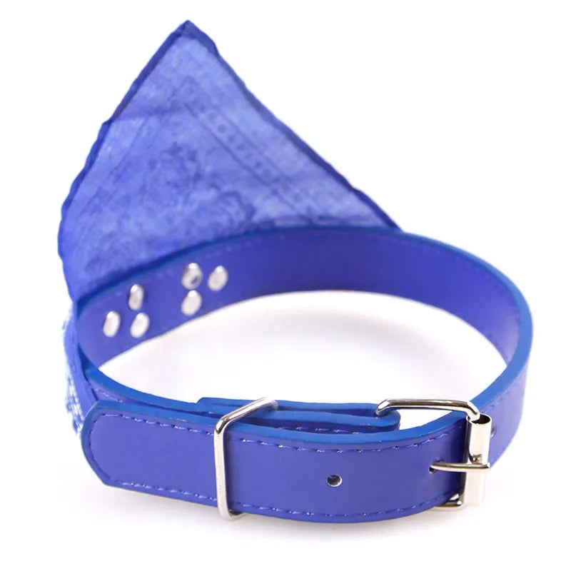 Cute Pet Bandana Scarf – Adjustable Neckerchief Collar for Small Dogs and Puppies
