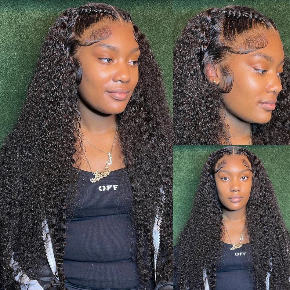 Lafion HD Lace Closure & Frontal Wig – Curly Human Hair, 4x4/5x5 Closure, 13x4/13x6 Lace Front, Deep & Water Wave