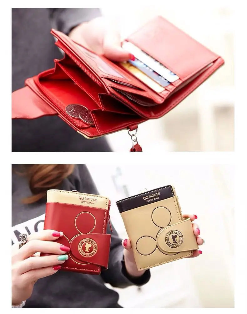 Women's Korean PU Leather Explosion-Style Short Wallet