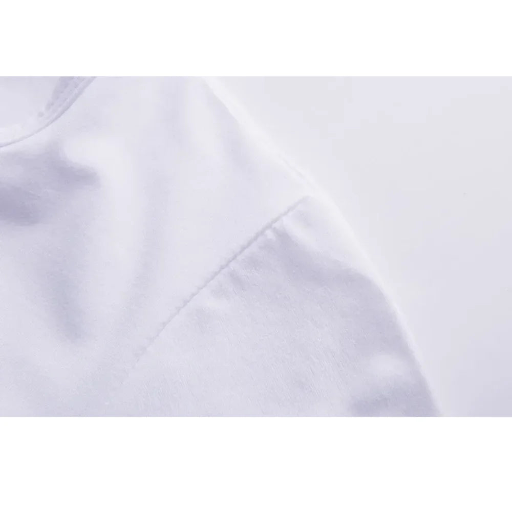 Women's Cute Cat Print Round Neck Short Sleeve Casual T-Shirt White Short Sleeve with Unique Cat Print Clothing Tee Female Tops