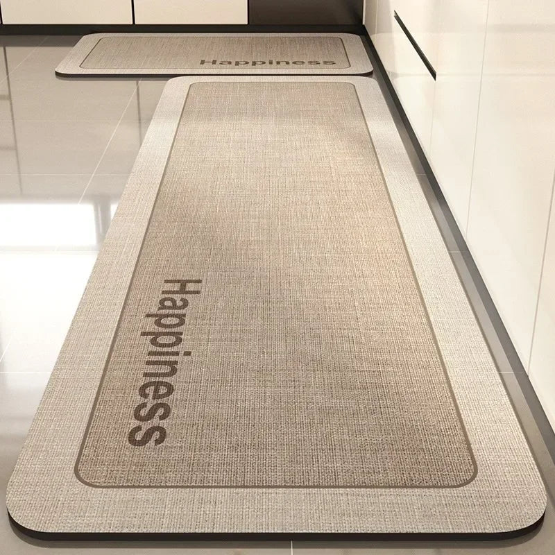 Kitchen Rug Super Absorbent Kitchen Mat for Floor Non-slip Rugs Bathroom Mat Washable Kitchen Carpet