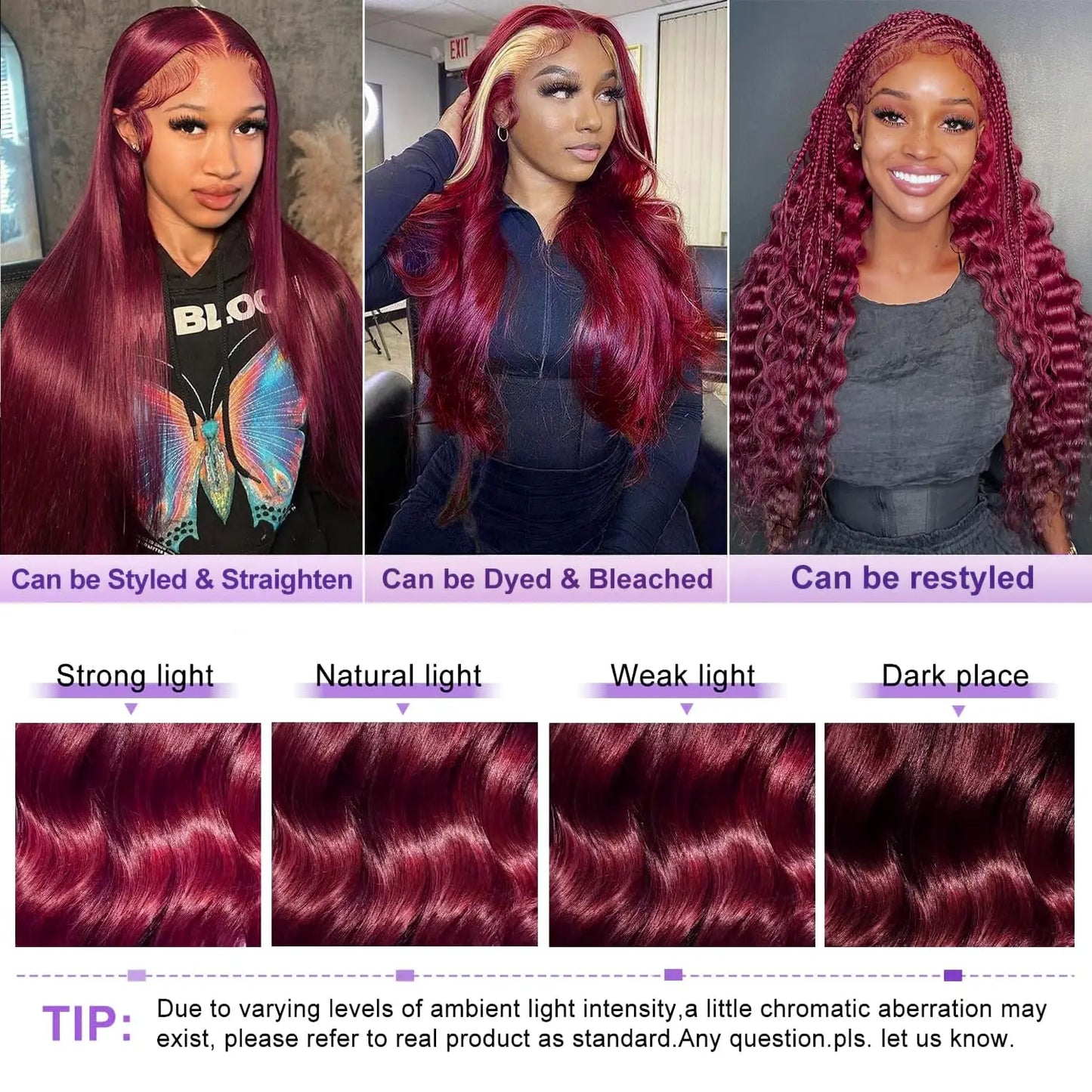 Burgundy 99J Body Wave Human Frontal Lace Hair Wig 30inches 13x4 13x6 HD Transparent Lace Brazilian Colored Remy Wigs for Women