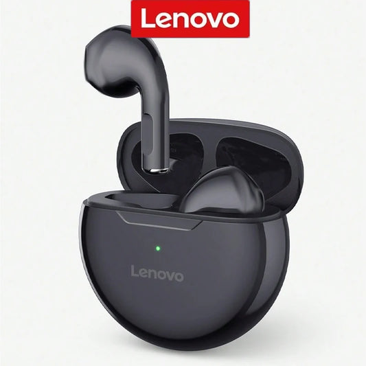 Lenovo Wireless Earbuds Bluetooth Headphones with Long Playtime Auto Pairing Ear Buds Light Weight Waterproof for Sports Workout