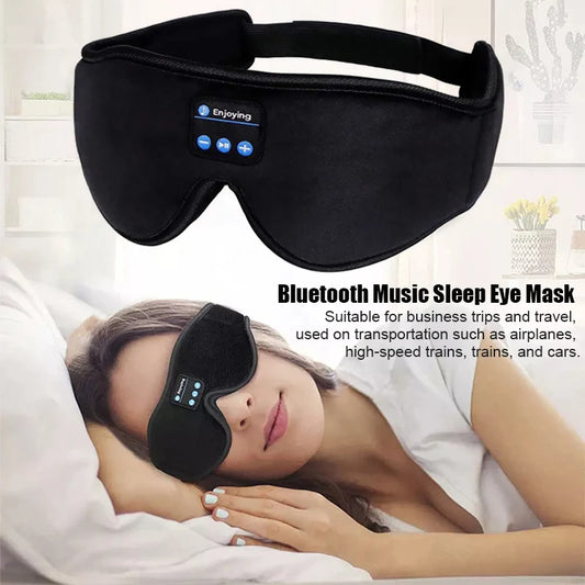 3D Bluetooth Sleeping Headphones Eye Mask