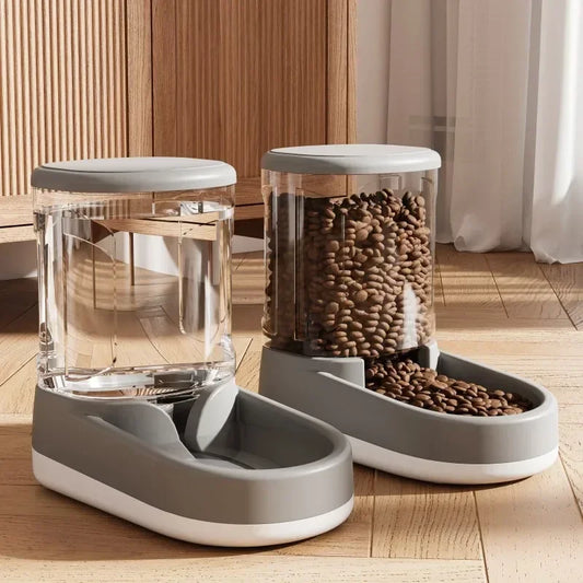 Automatic Pet Water Dispenser for Cats & Dogs – Flowing Water Feeder Without Electricity, Gravity-Fed Drinking Bowl, Large Capacity, Easy to Clean Pet Supplies