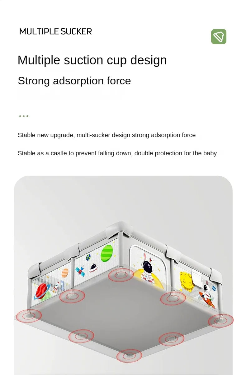 Baby Play Playpen Washable Baby Guardrail Indoor Children's Household Crawling Protective Mat Sponge To Prevent Bumps