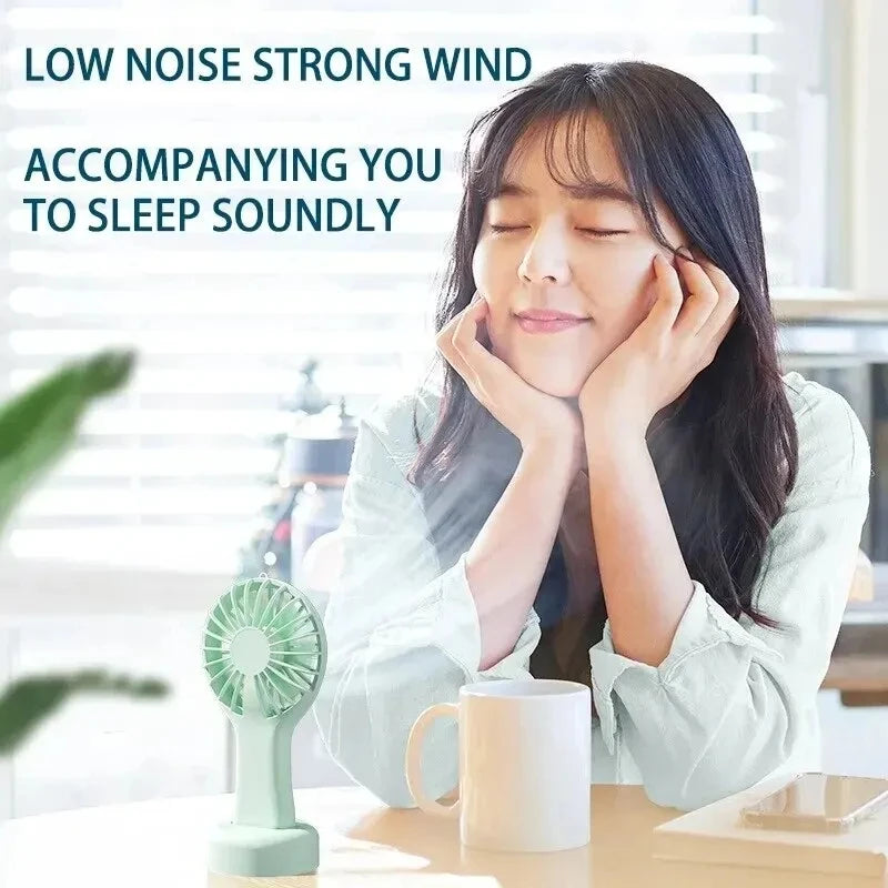 Portable USB Charging Handheld Mini Fan