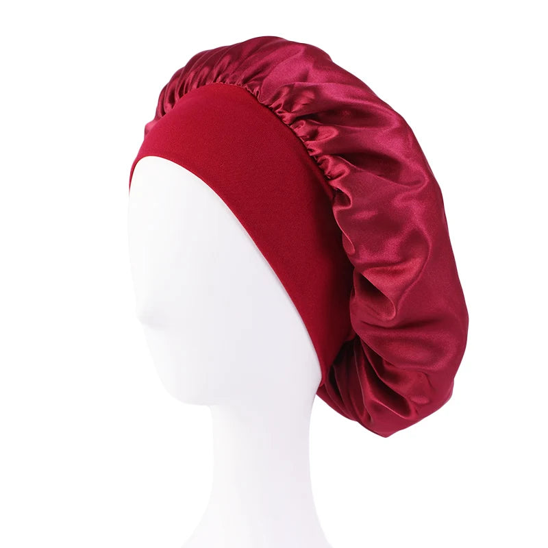 Satiin Elastic BandB Head Cap