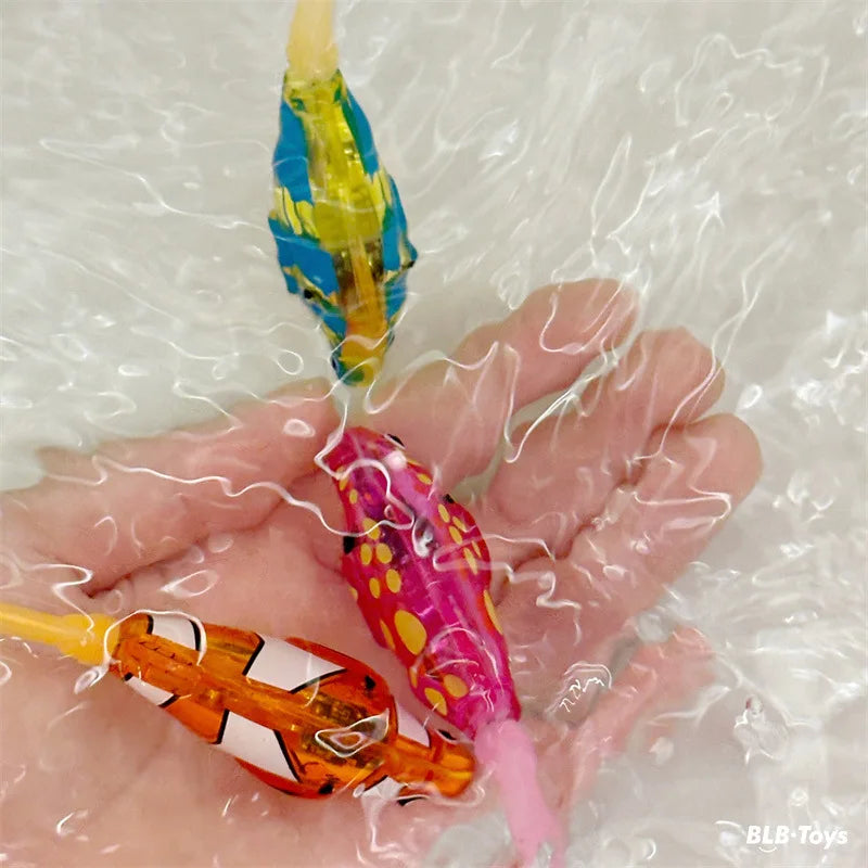 Children’s Electronic Bath Toy – Light-Sensing Swimming Fish Interactive Toy for Kids