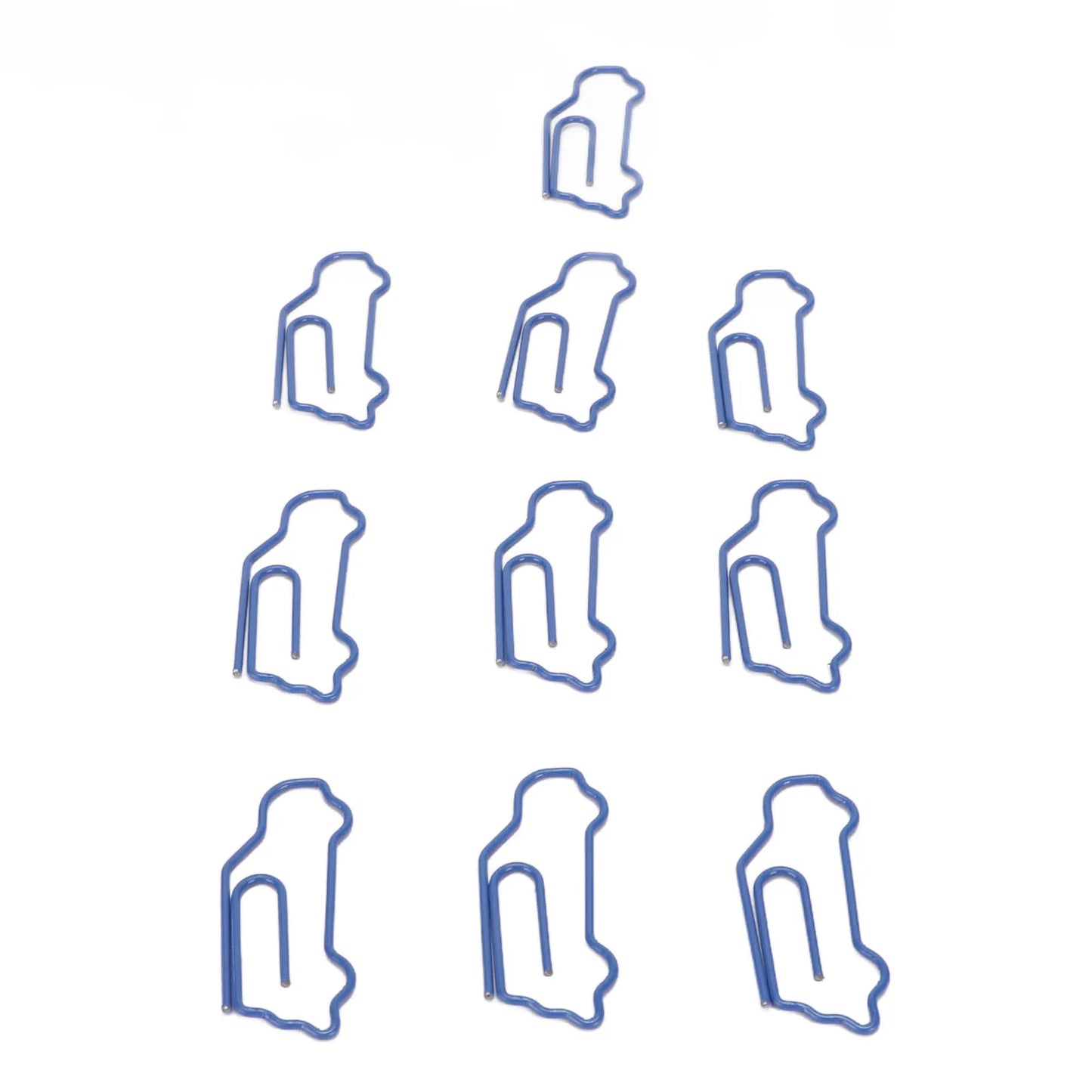 100PCS Shaped Paper Clips Car Shape Metal Cute  Light Portable Clips for Document File Classification  Clips