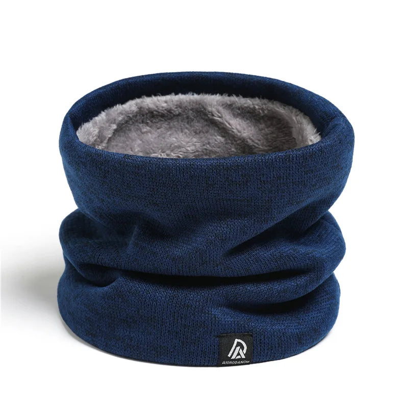 Unisex Solid Cashmere Ring Scarf