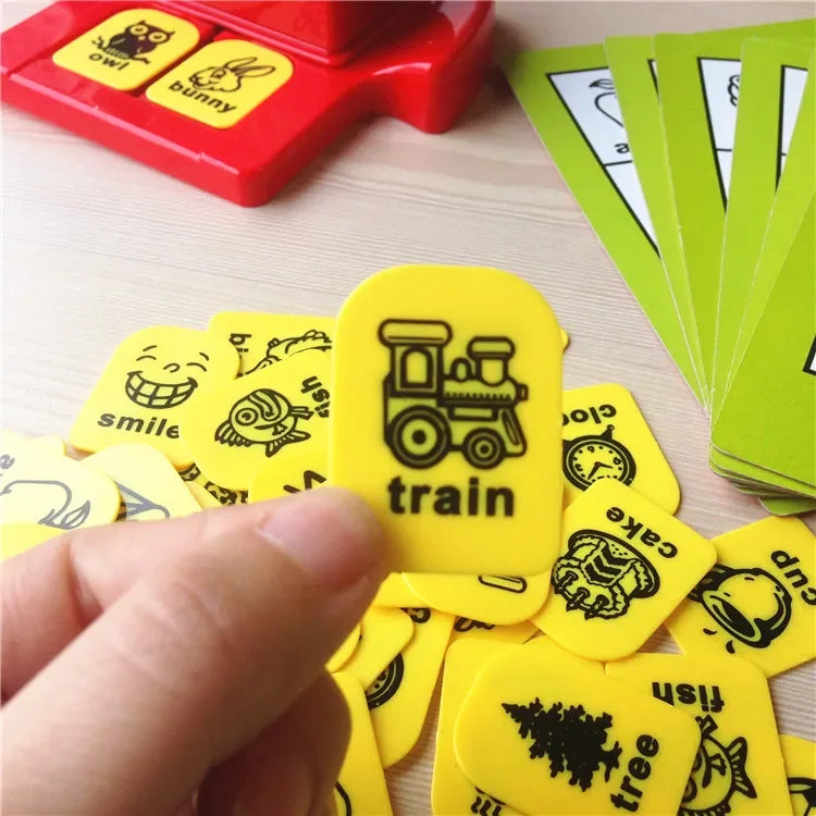 Kids Puzzle Game Funny Educational Toys For Children Early Learnning English Words Numbers Time Bingo Cards Puzzles Family Games