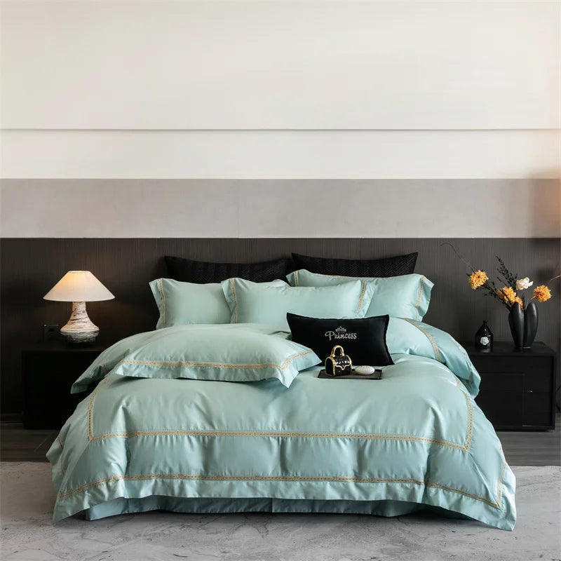 Egyptian Cotton Luxury Embroidert Bedding Set