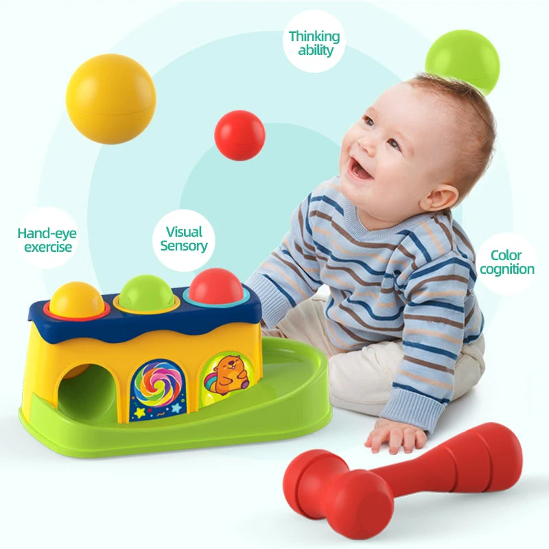 Children’s Interactive Ground Mouse Puzzle Toy – Tapping, Sound-Making, and Parent-Child Play