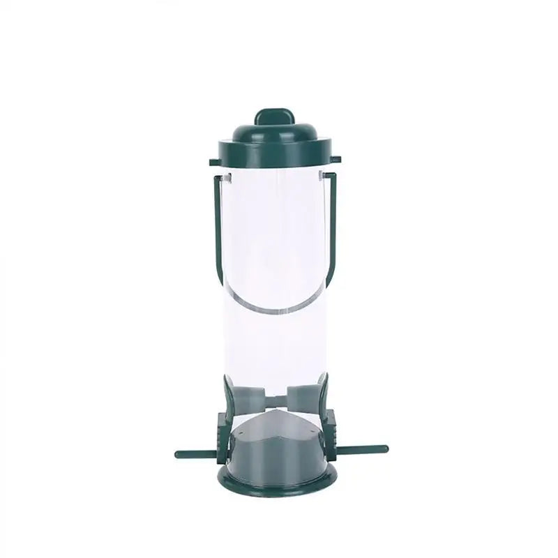 Dangling Squirrel-Proof Bird Feeder – Tubular PP Bird Food Dispenser